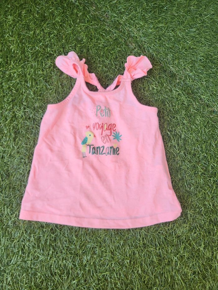 Débardeur rose 23 mois