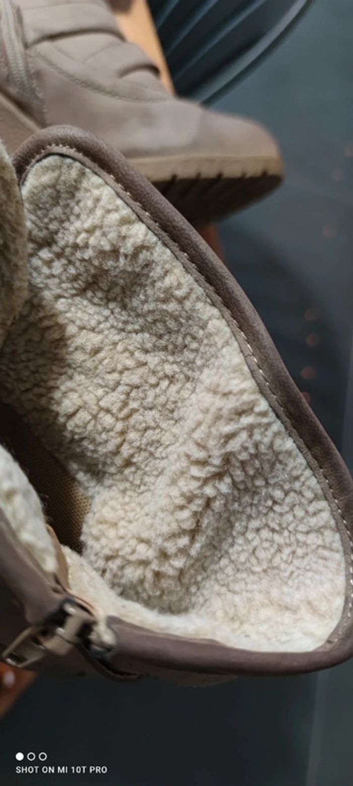 Bottines fourrées compensées p40 - photo numéro 2