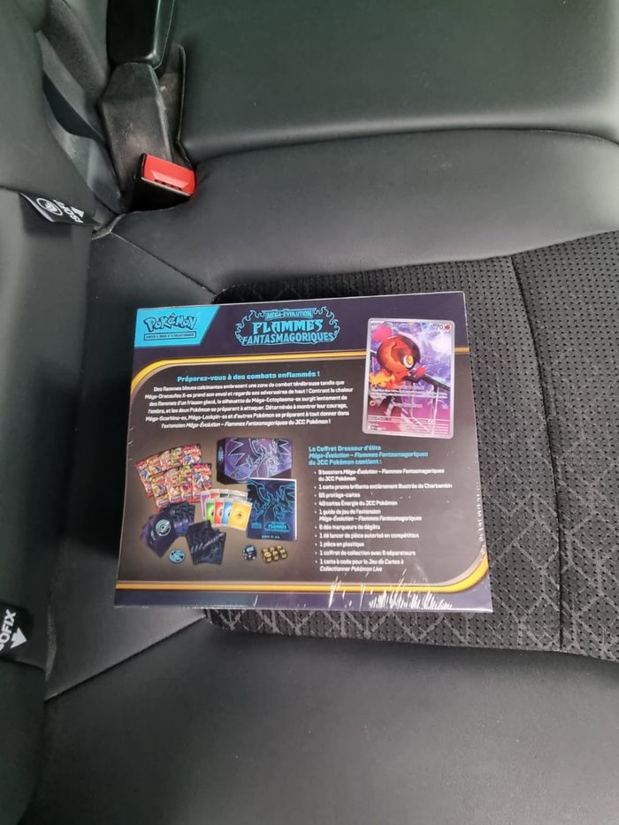Pokémon ETB Méga Évolutions ME2 – Flammes Fantasmagoriques Neuf & Scellé - photo numéro 2