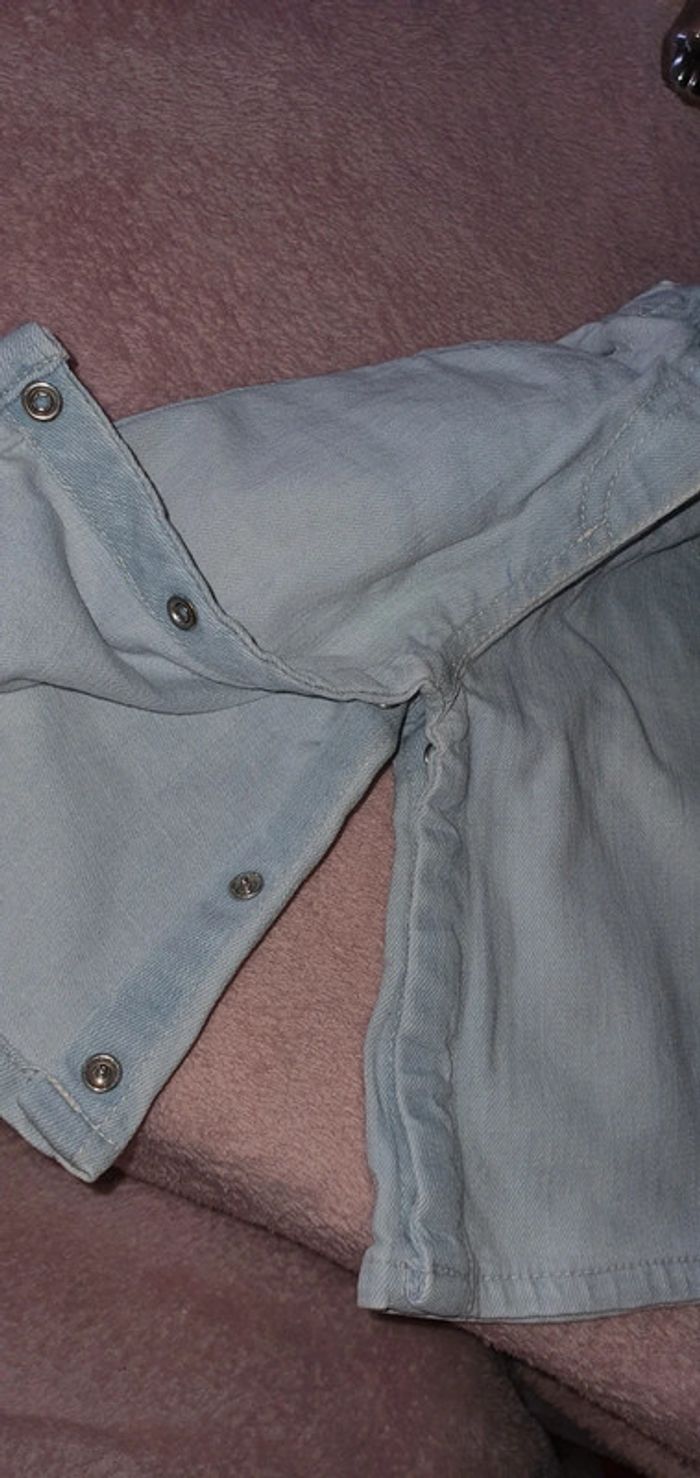 Jeans délavés bleu claire bébé garçon  3mois - photo numéro 6