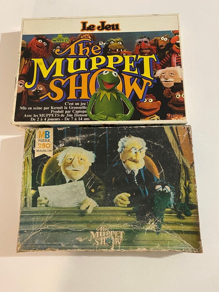 Lot The Muppet Show puzzle +jeu de société