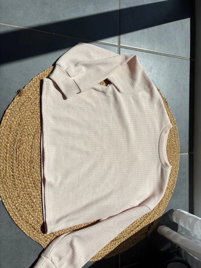 Pull saumon beige - photo numéro 2