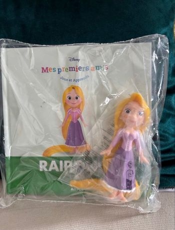 Figurine + livre raiponce n 64 mes premiers amis disney Altaya