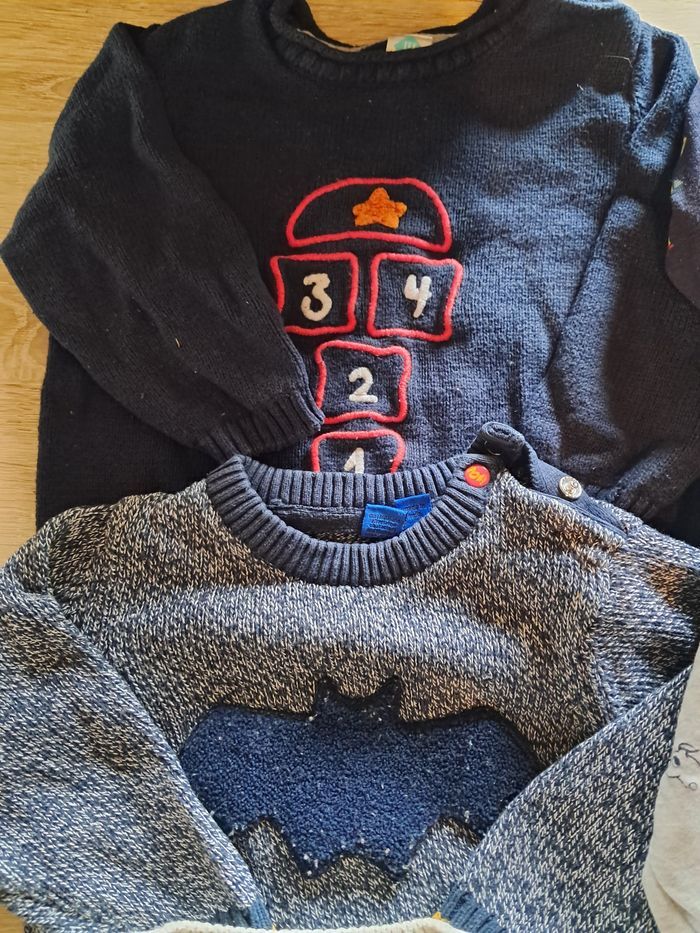 Lot 9 pulls 18 mois - photo numéro 2