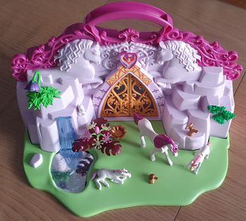 Îlot enchanté transportable playmobil