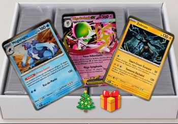 💥🎄🎁 lot 100 cartes pokemon français officiel idéal cadeau noël enfant