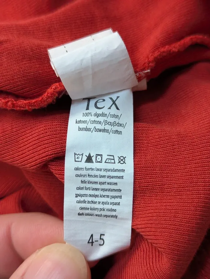 Lot de 3 cols roulés enfant Tex – rouge, gris & bleu marine – taille 4-5 ans - photo numéro 4