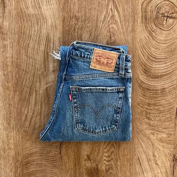 Jean/pantalon bleu Levi's 501 pour homme, taille : W 25 (34 taille française)