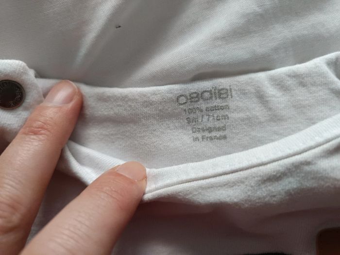 T shirt marinière obaibi 9m tbe - photo numéro 2