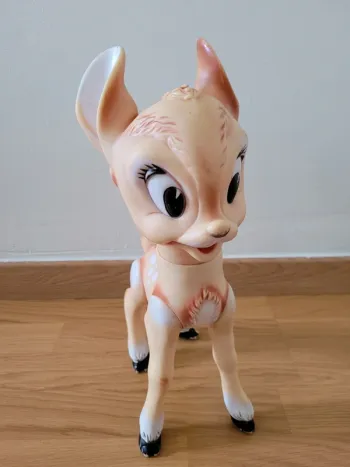 Ancien jouet pouet bambi articulé walt disney