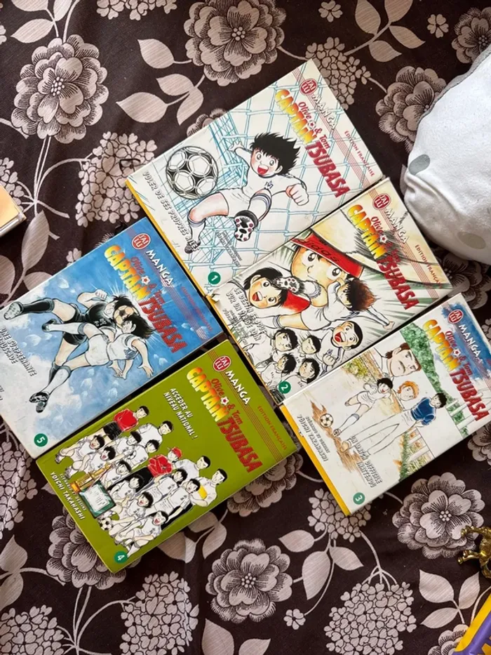 Lot captain tsubasa 1 a 5 j’ai lu 1999