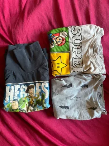 Lot de 3 t-shirts à manches longues