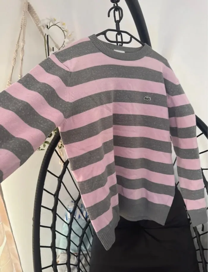 Pull Lacoste femme grande taille - photo numéro 2