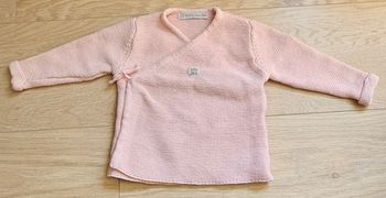 Gilet rose "Gémo" 6M