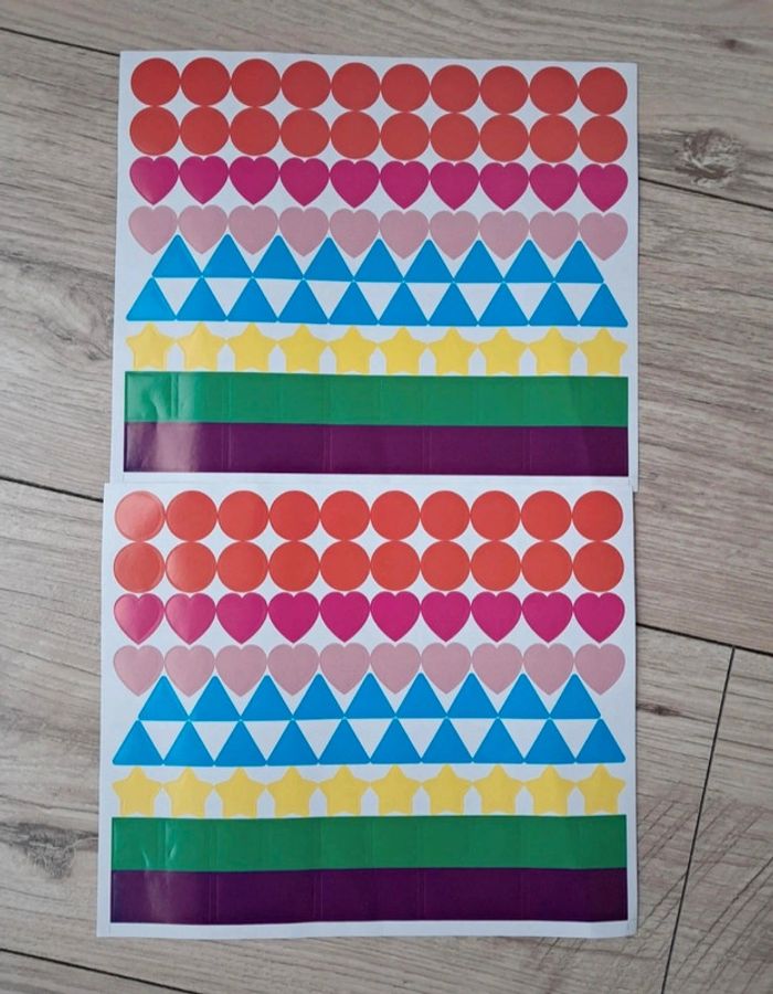 Gommettes formes et couleurs