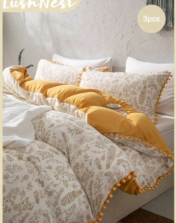 Housse de couette + 2 taie oreiller neuf 150/200