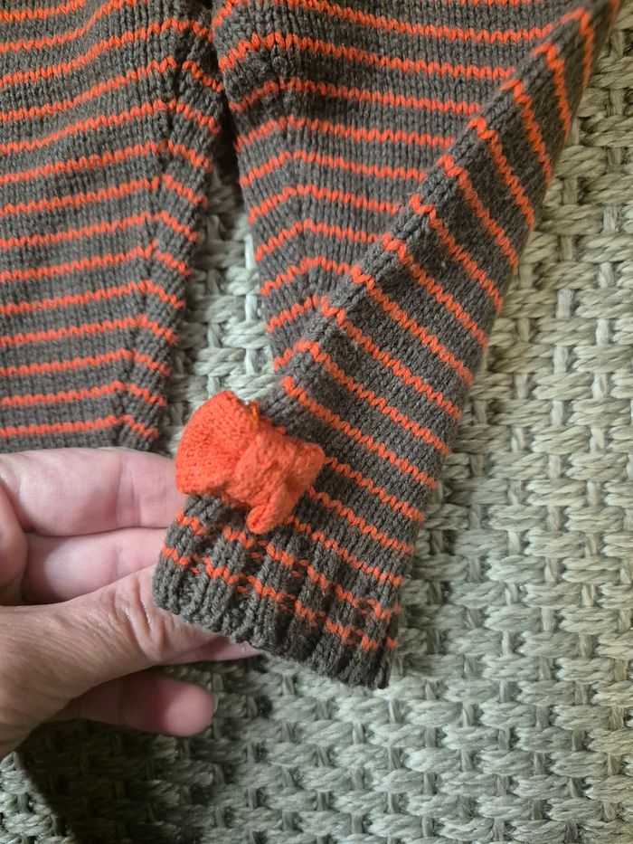 Ensemble robe + legging tricot - 6 mois - photo numéro 8