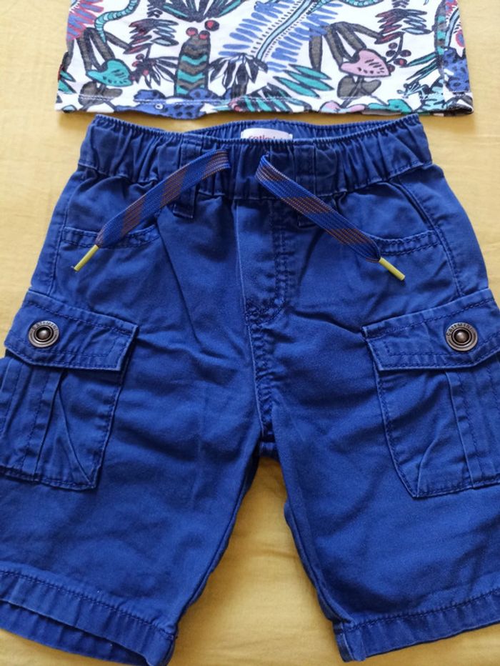 Ens 2p coloré amazonie Catimini 12m - photo numéro 3