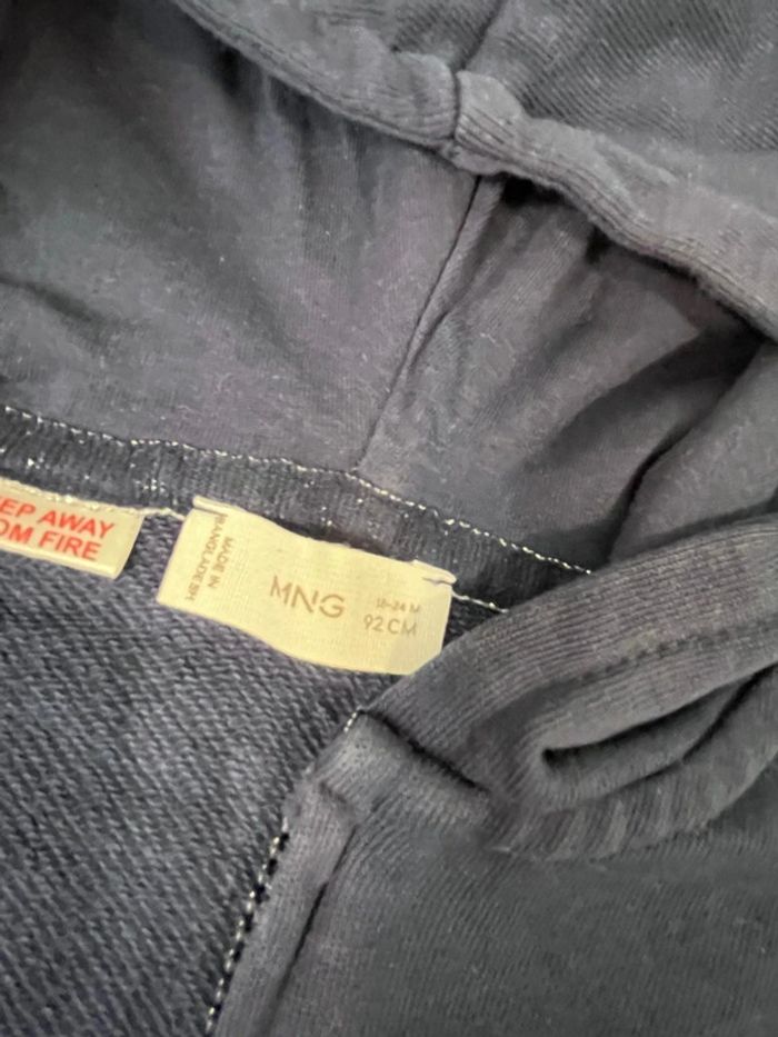 Veste à capuche 92 cm mango - photo numéro 4