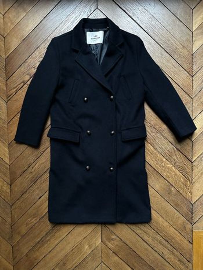 Manteau laine marine Les Coyotes de Paris T.12 ans