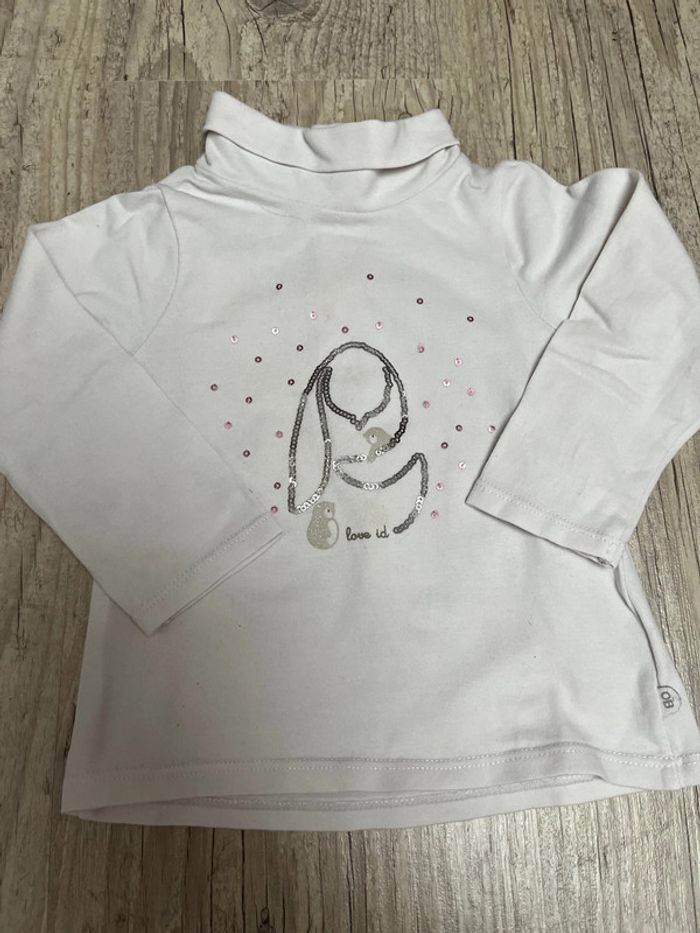 Ensemble pantalon + teeshirt manches longues taille 9 mois - photo numéro 5