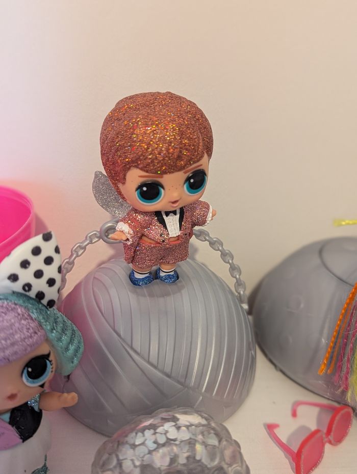 Lot de poupées lol surprise omg glitter, hairgoals, animaux et garçon - photo numéro 5