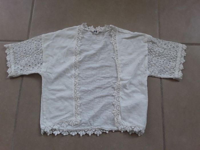 Boléro écru fille 8-10 ans H&M NEUF