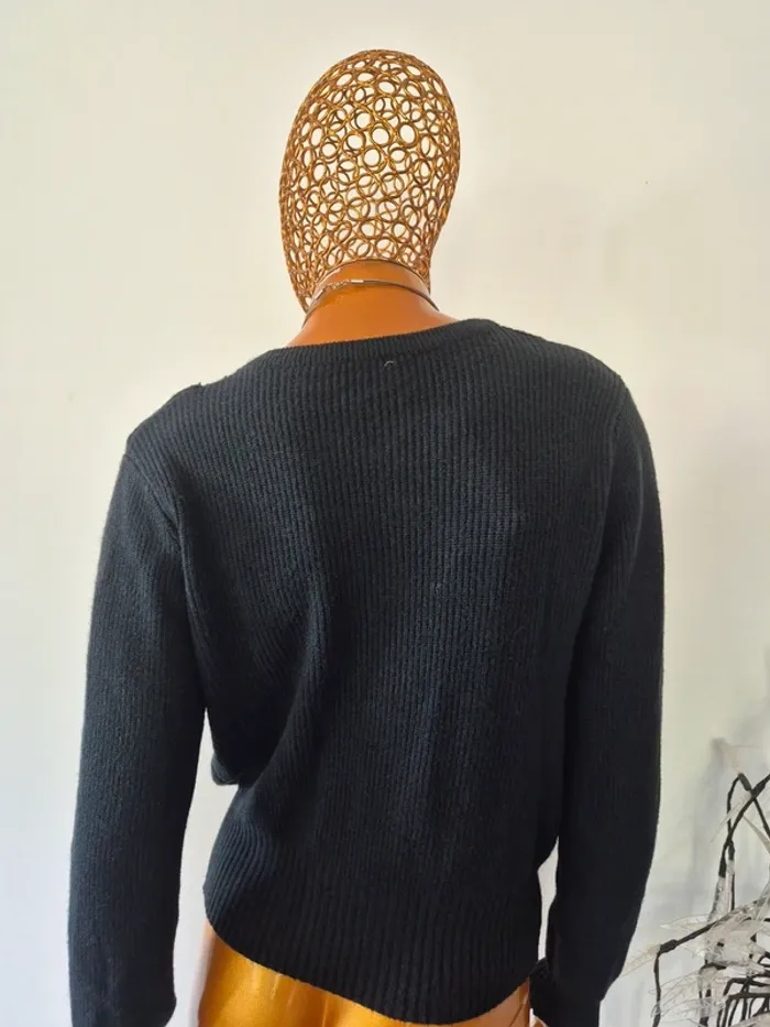 Pull Noir Femme Taille L/XL - photo numéro 2
