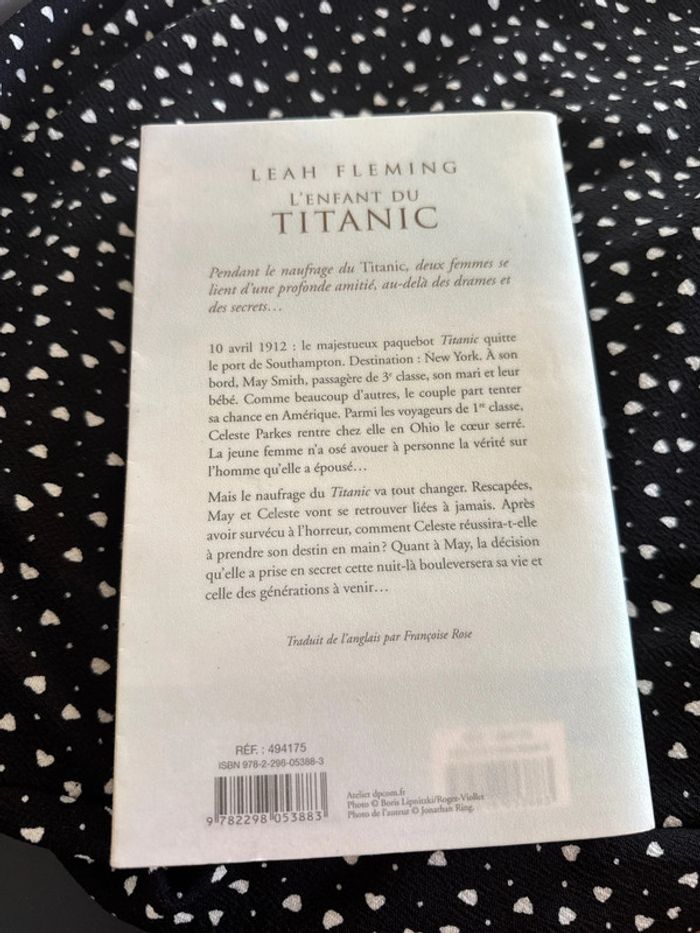 Livre l’enfant du Titanic - photo numéro 2