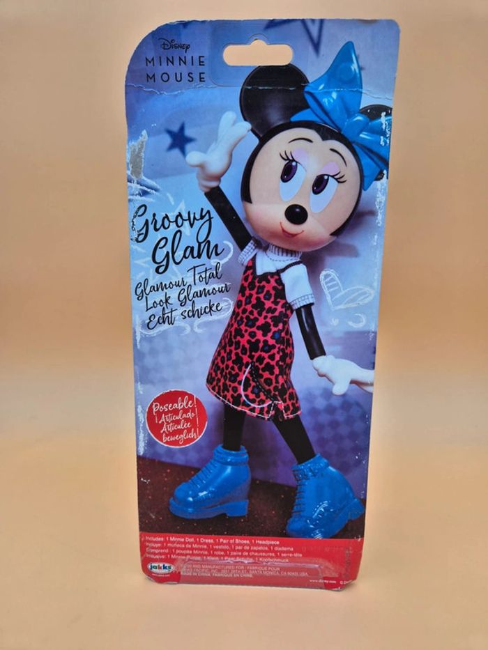 Disney Poupée Minnie Mouse "Groovy Glam" Look Glam Léopard & Accessoires - photo numéro 2