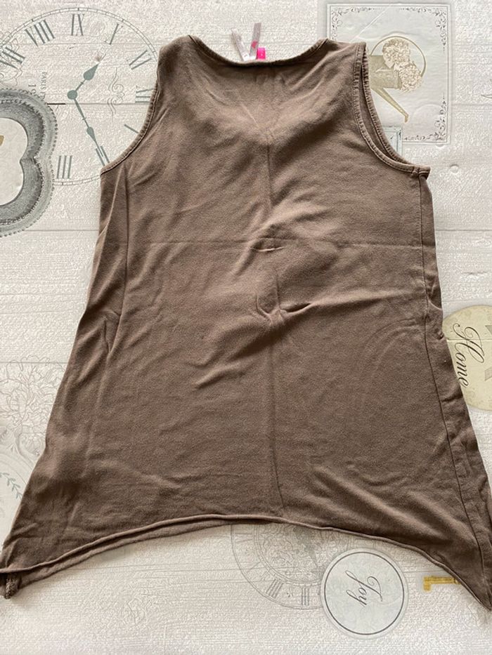 T-shirt manches courtes papillon relief - photo numéro 2