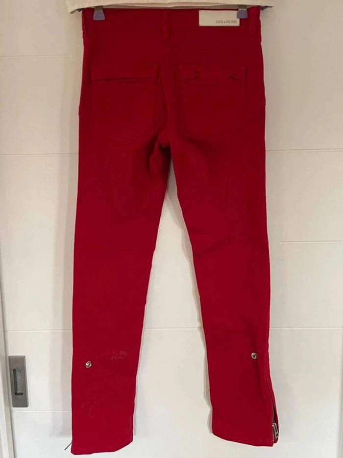Pantalon rouge Evrell Zadig & Voltaire - photo numéro 3
