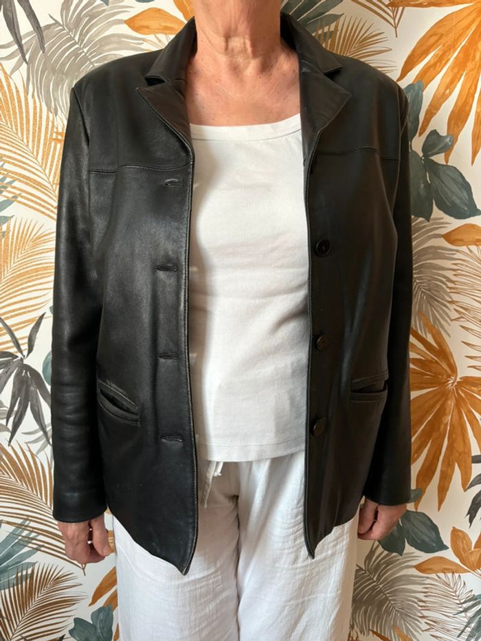 Veste en cuir de la marque Mellencamp