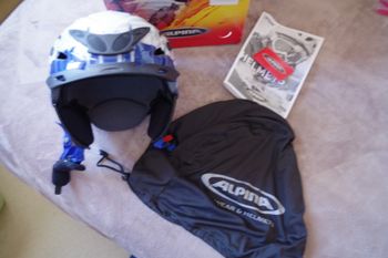 Casque SCARA L.E Marque ALPINA tour de tête 52-56 cm.