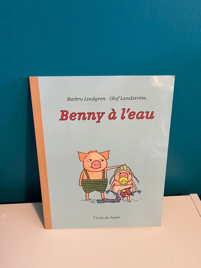 Livre école des loisirs Benny à l’eau