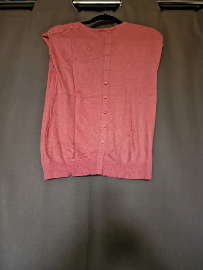 Pull léger manche courte taille M - photo numéro 3