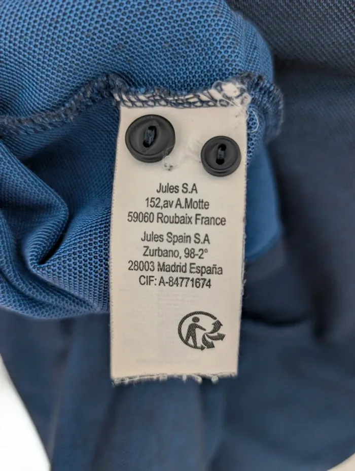 Polo bleu marine - photo numéro 7