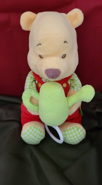 Peluche Musicale Doudou Winnie Arrosoir 24 cm Disney Nicotoy