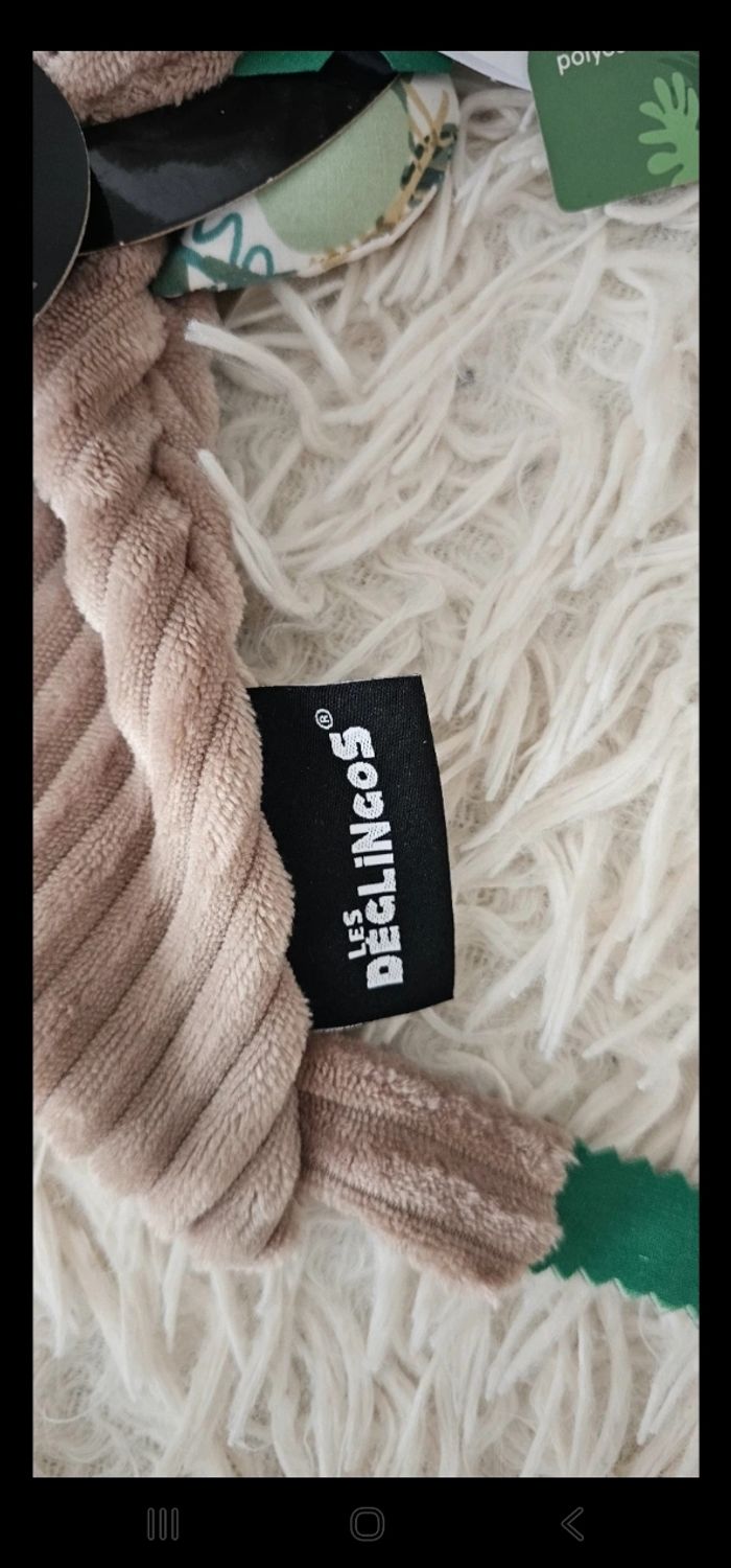 Doudou baby Jélékros le lion 🦁 Les Déglingos Neuf - photo numéro 4