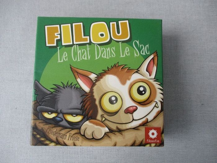 Filou le chat dans le sac