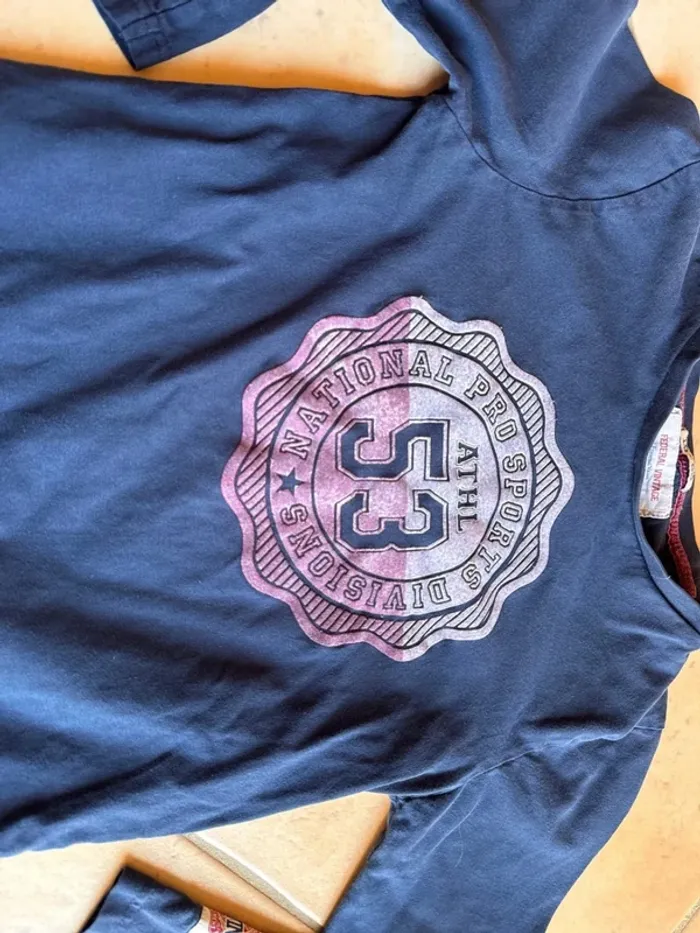Teeshirt manches longues 10 ans garçon federal vintage - photo numéro 4