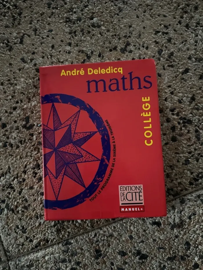 Livre maths, collège