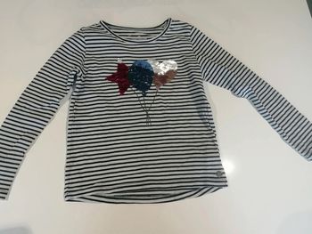 Haut manches longues T 116/122 👧🏻