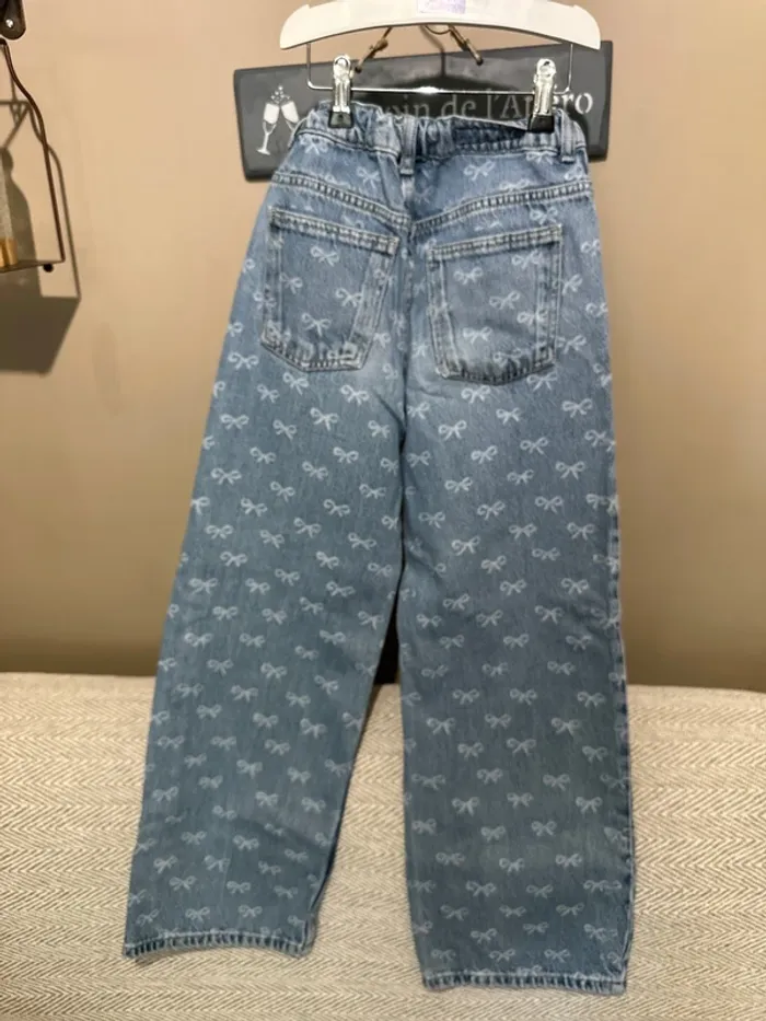 Jeans Fille 10 ans Zara tour de taille réglable - photo numéro 4