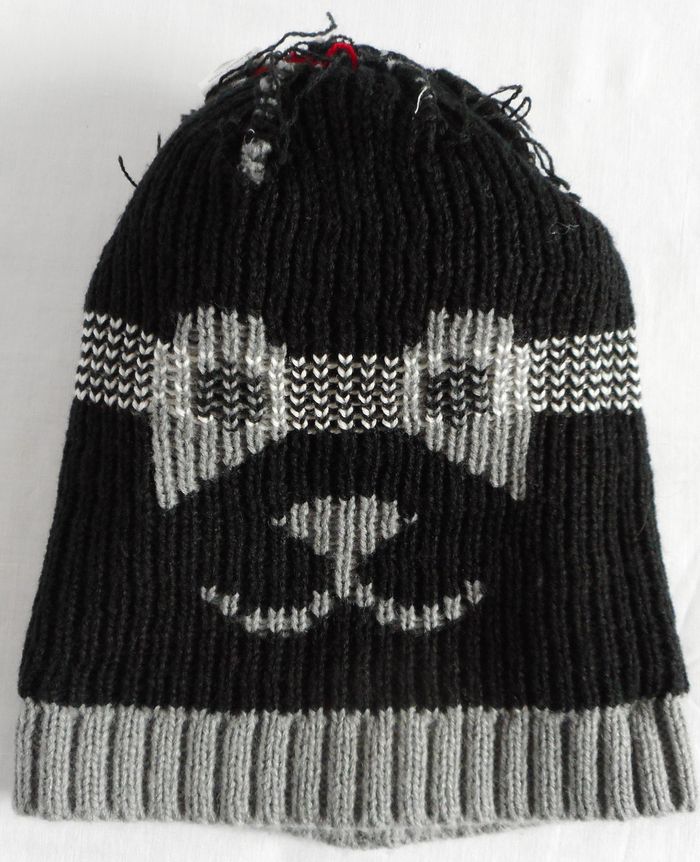 Bonnet Panda gris et noir - Enfant - photo numéro 5