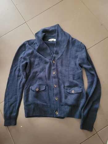 Gilet h&m 12/14 ans coton acrylique