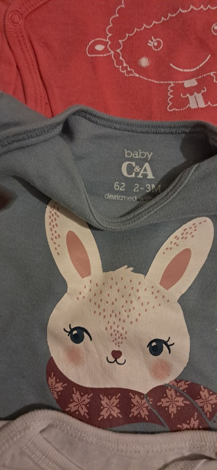 Lot de 5 bodies 3 mois - photo numéro 2