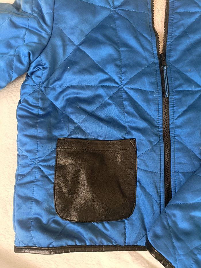 Veste réversible bleue/ecrue Miss captain 10 ans/12 ans - photo numéro 3