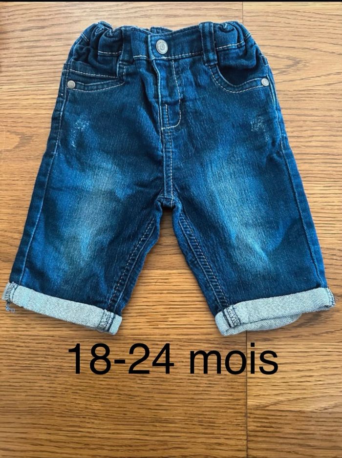 Short en jeans