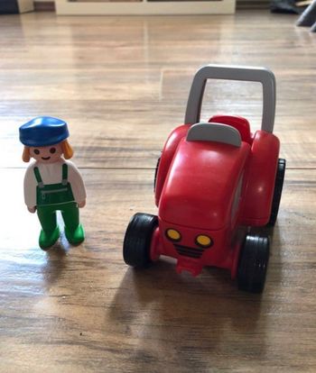 Tracteur Playmobil 1-2-3